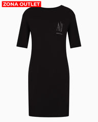 Dress Women Black Armani Exchange Vestido