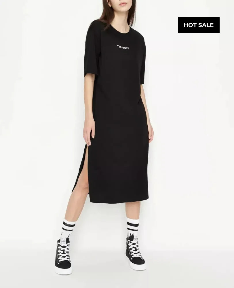 Dress Women Black Armani Exchange Vestido