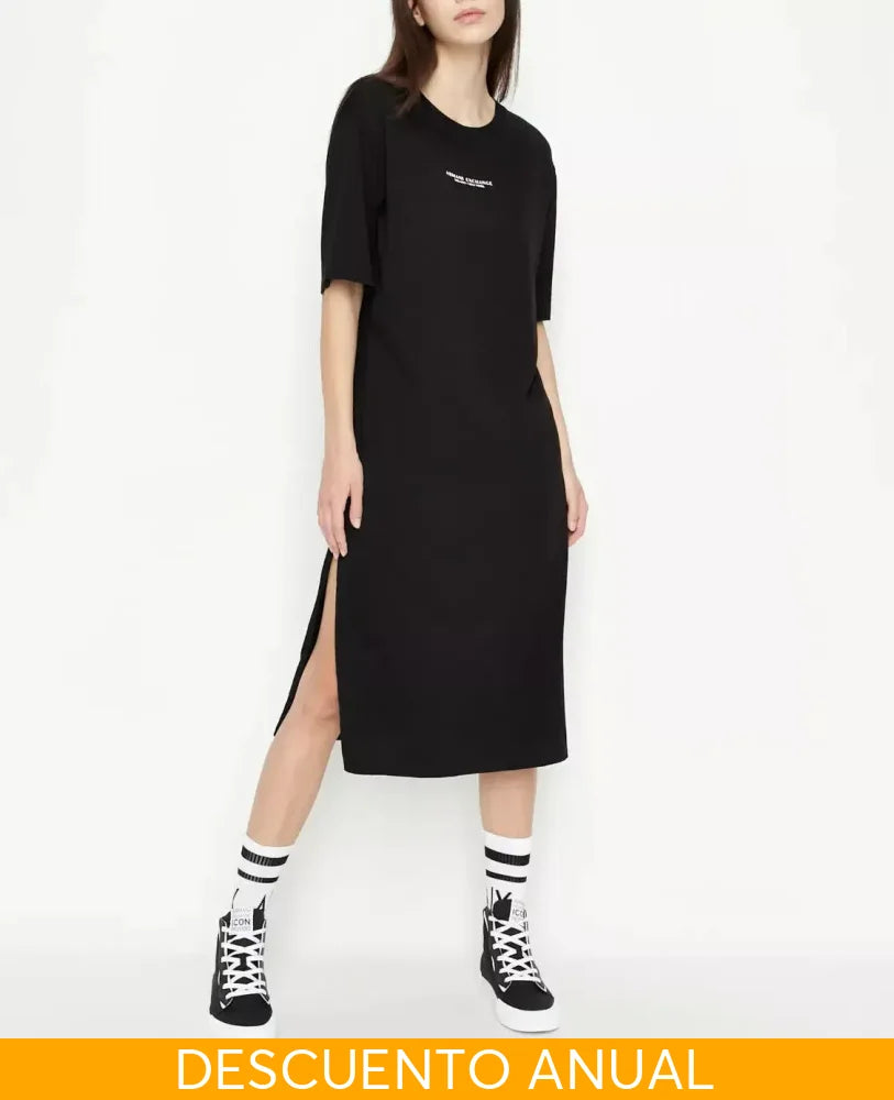 Dress Women Black Armani Exchange Vestido
