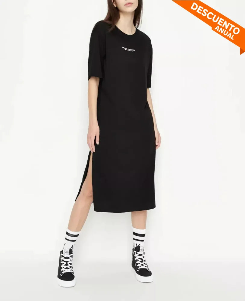 Dress Women Black Armani Exchange Vestido