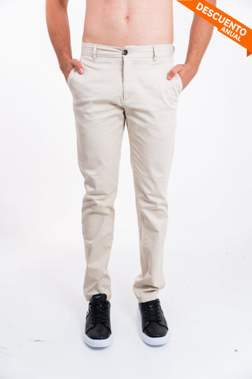 Dril Hombre Tailored Oscar De La Renta Pantalones