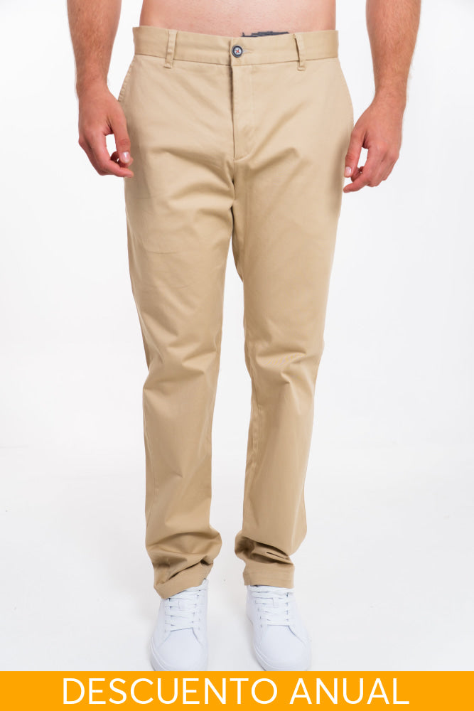 Dril Hombre Tailored Oscar De La Renta Pantalones