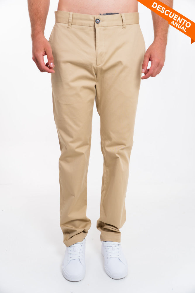 Dril Hombre Tailored Oscar De La Renta Pantalones