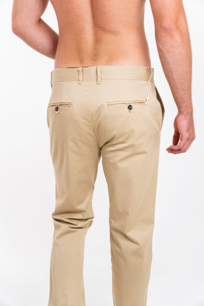 Dril Hombre Tailored Oscar De La Renta Pantalones