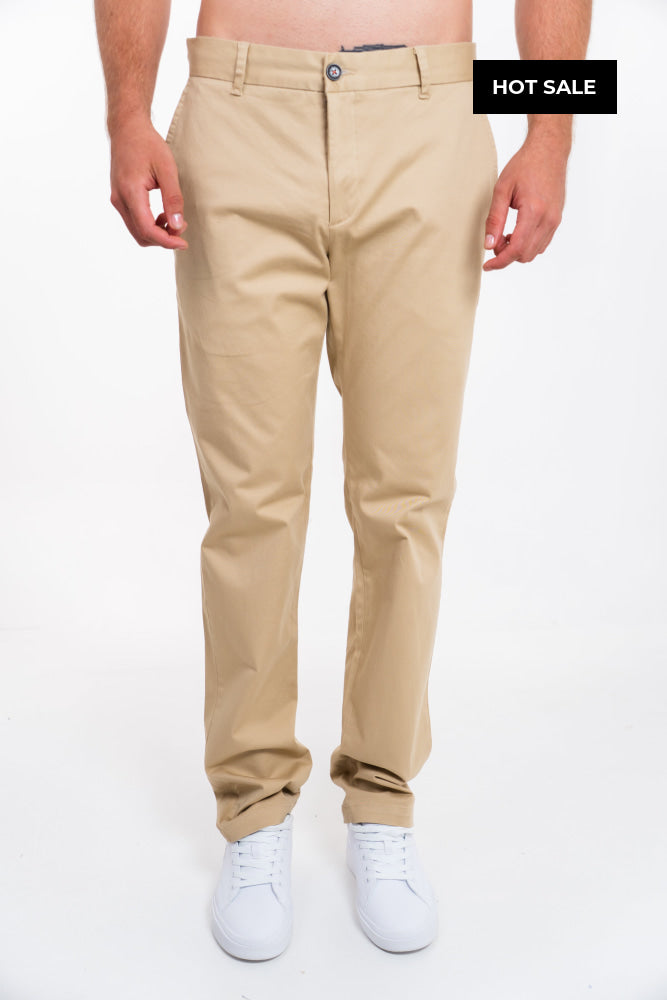 Dril Hombre Tailored Oscar De La Renta Pantalones