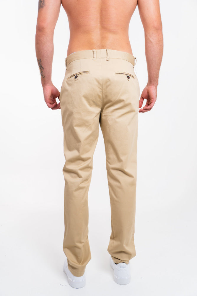 Dril Hombre Tailored Oscar De La Renta Pantalones