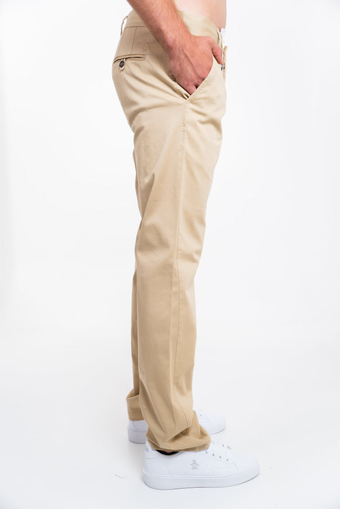 Dril Hombre Tailored Oscar De La Renta Pantalones