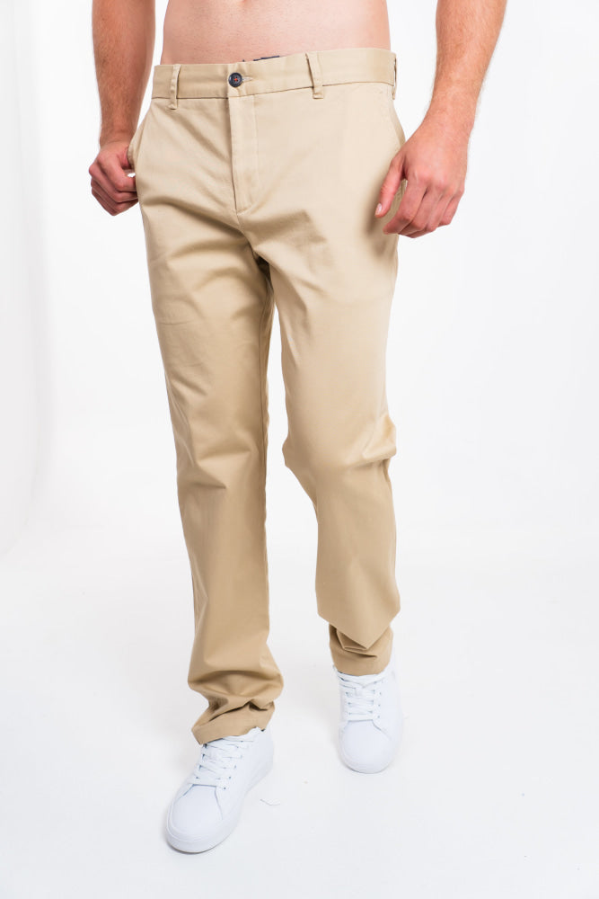 Dril Hombre Tailored Oscar De La Renta Pantalones