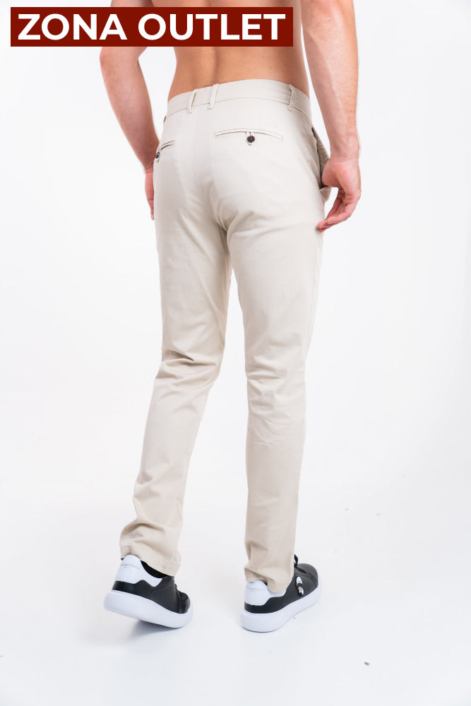 Dril Hombre Tailored Oscar De La Renta Pantalones