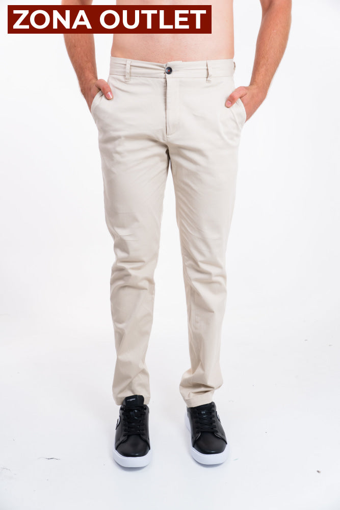 Dril Hombre Tailored Oscar De La Renta Pantalones