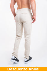 Dril Hombre Tailored Oscar De La Renta Pantalones