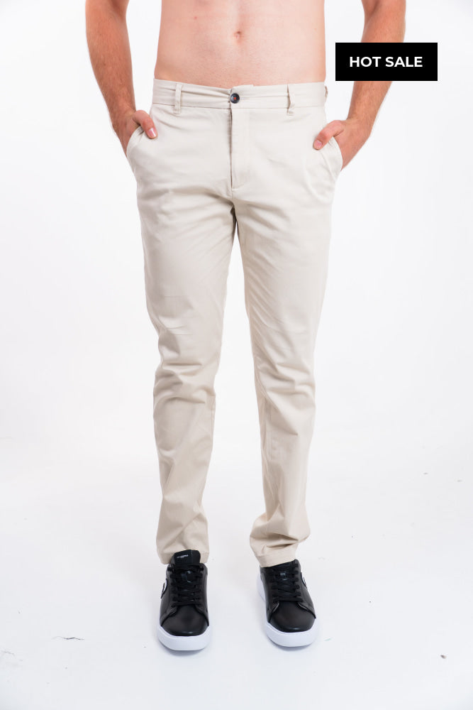 Dril Hombre Tailored Oscar De La Renta Pantalones