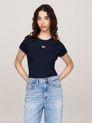 Camiseta Women Slim Tommy Hilfiger Navy