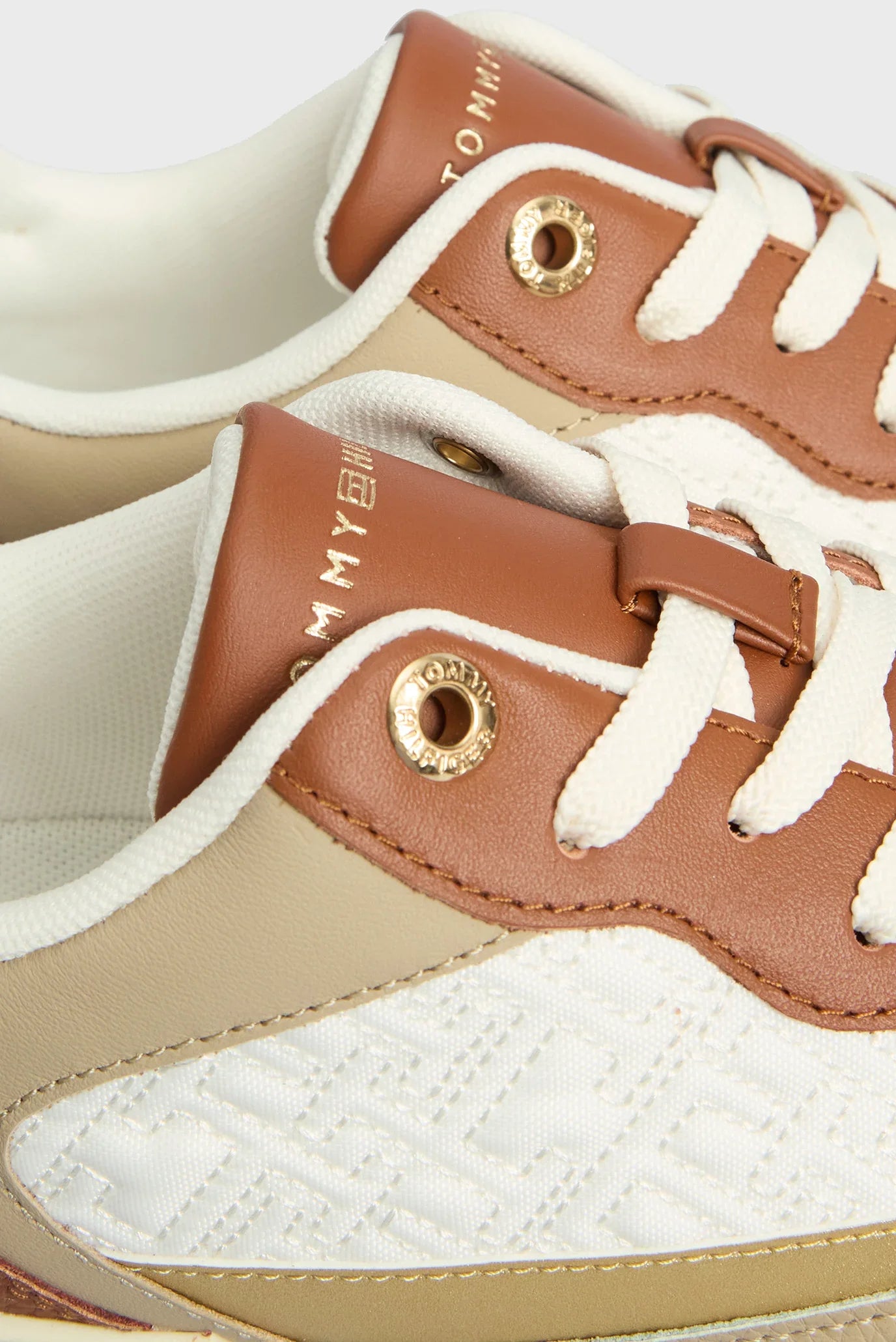 Tenis Women Tommy Hilfiger Brown Tenis