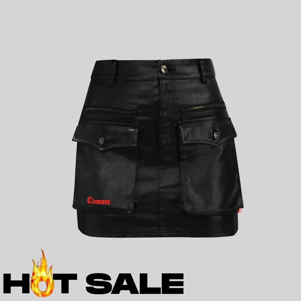 Falda Mujer Clemont Zenit Negro 10 - L Falda