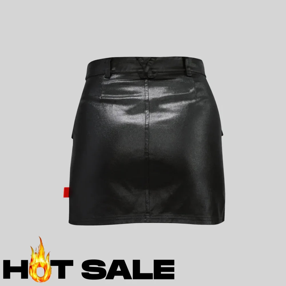 Falda Mujer Clemont Zenit Negro 10 - L Falda