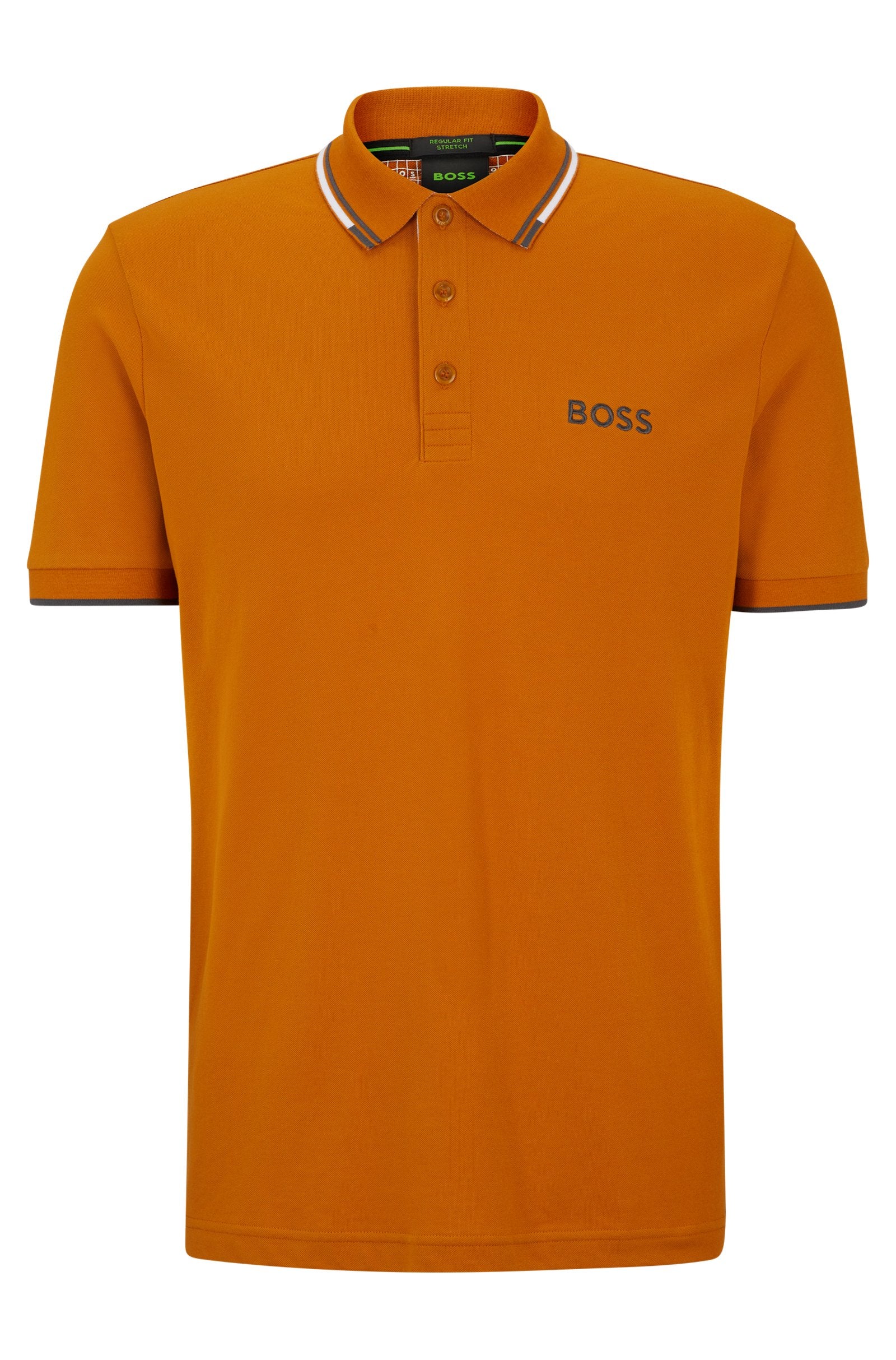 Polo Boss Regular Dark Yellow Polos