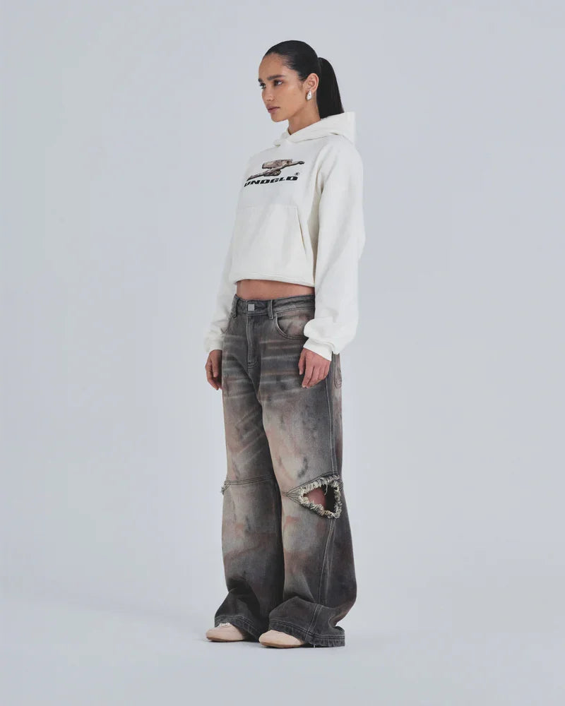 Hoodie Boxy Fit Women Undergold Holy State Deco - Hoodie