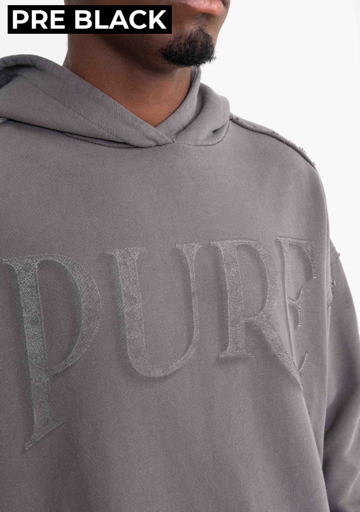 Hoodie Hombre Pure Gris Oscuro Hoodie
