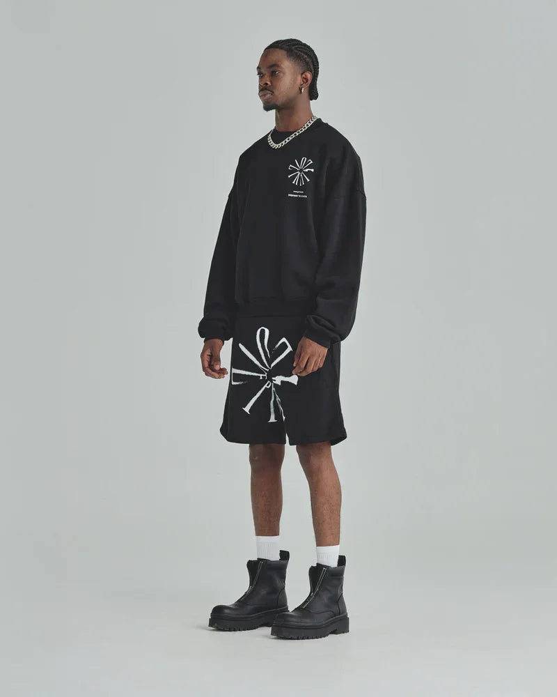 Hoodie Men Undergold Spring Pray 4 Love Boxy Fit Crewneck Hoodie