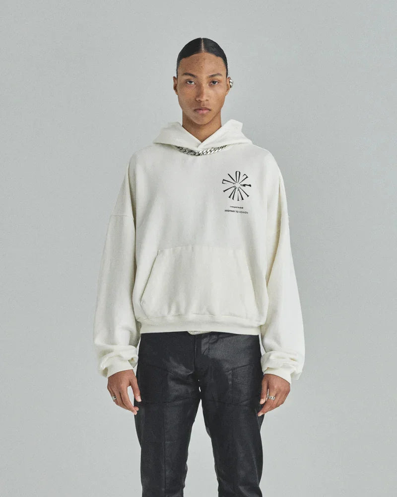 Hoodie Men Undergold Spring Pray 4 Love Boxy Fit Hoodie