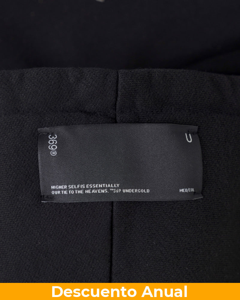 Hoodie Undergold Echoes Cammo Slim Fit Black Hoodie