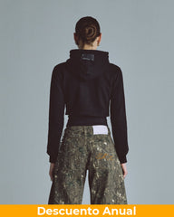 Hoodie Undergold Echoes Cammo Slim Fit Black Hoodie