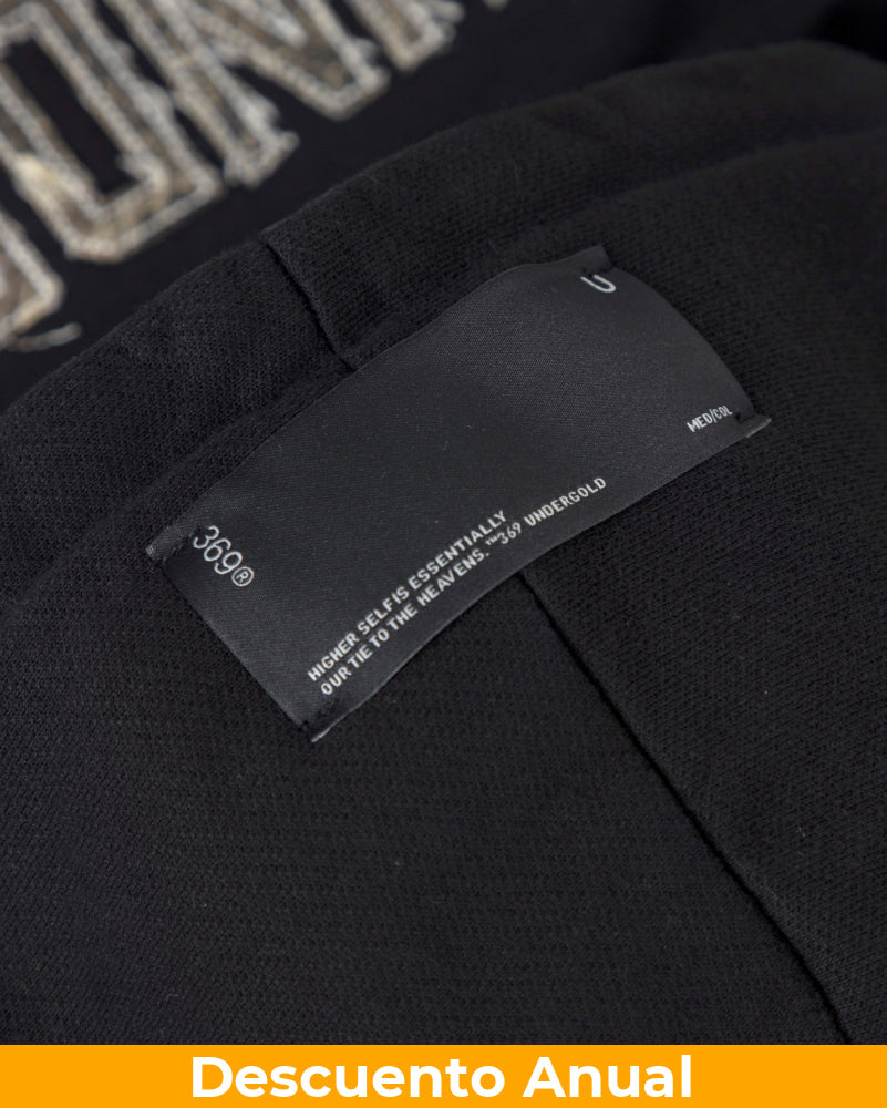 Hoodie Undergold Echoes Cammo Slim Fit Black Hoodie