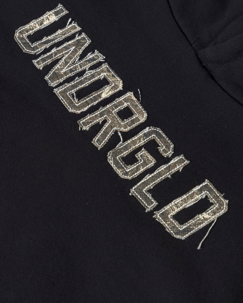Hoodie Undergold Echoes Cammo Slim Fit Black Hoodie