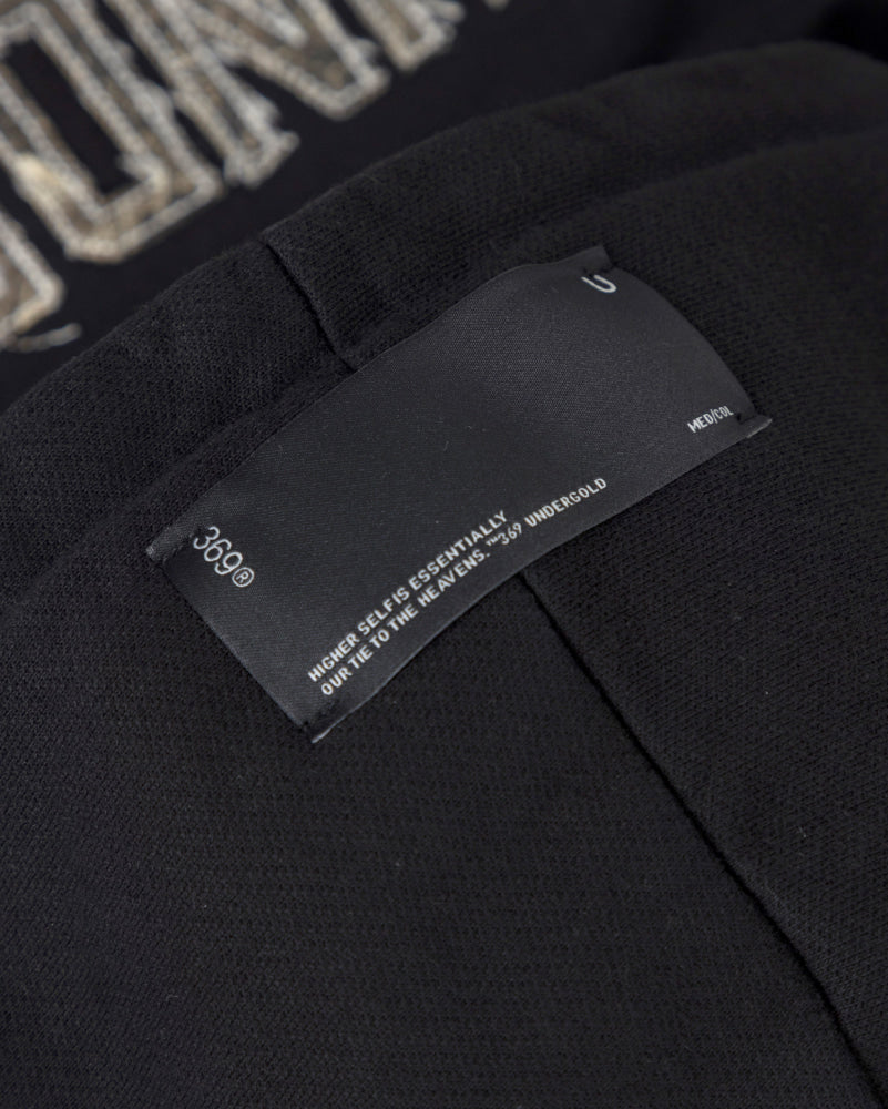Hoodie Undergold Echoes Cammo Slim Fit Black Hoodie