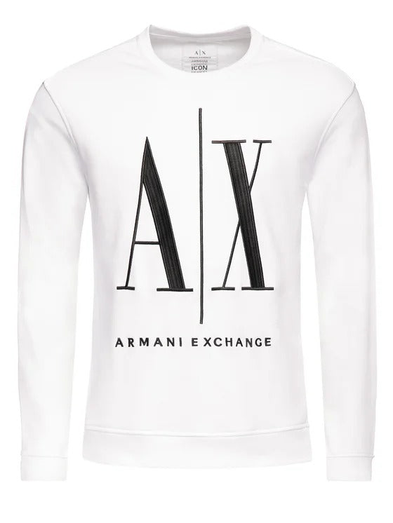 Sweatshirt Men White Armani Exchange