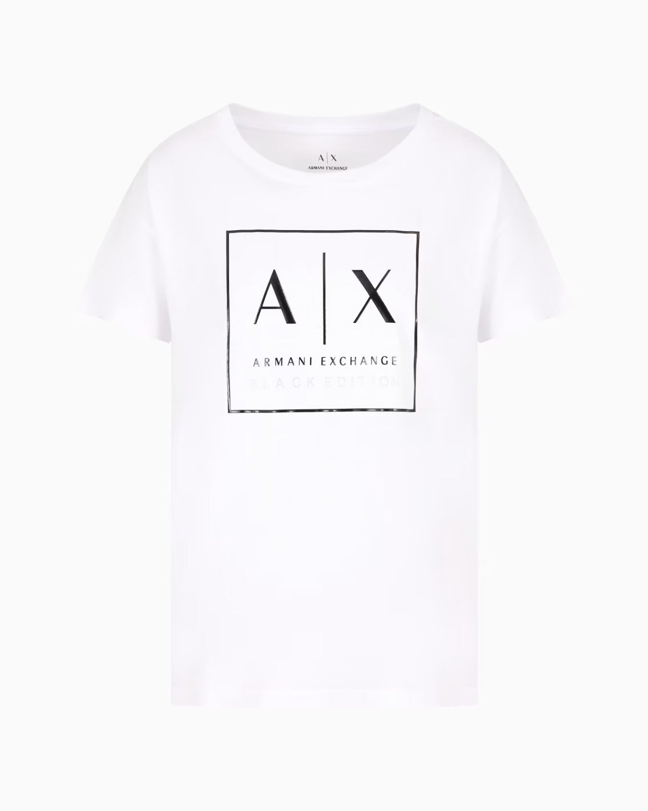 T-Shirt Women White Armani Exchange Camiseta