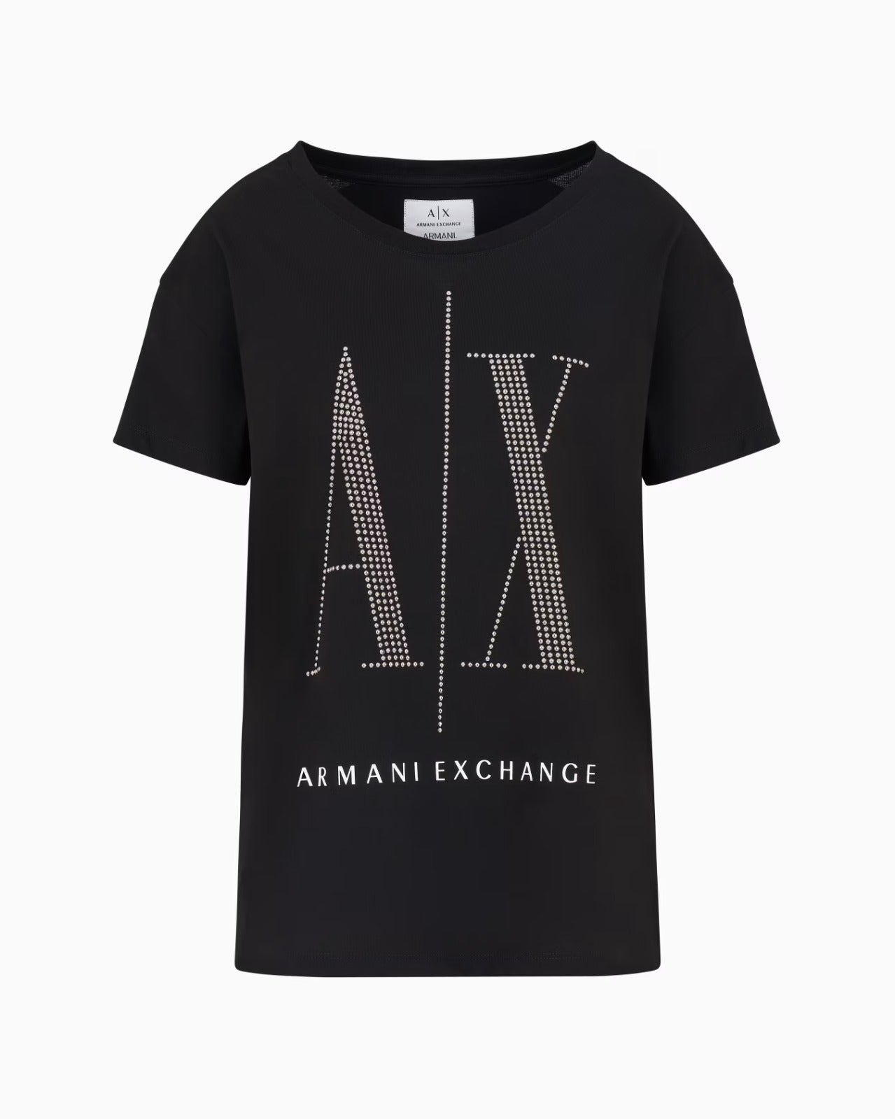 T-Shirt Women Black Armani Exchange Camiseta