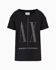 T-Shirt Women Black Armani Exchange
