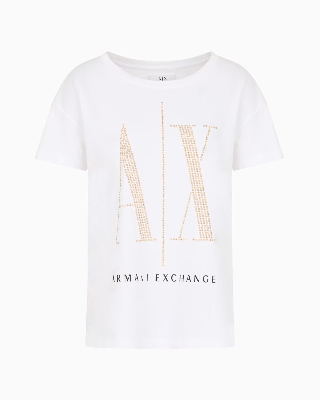 T-Shirt Women White Armani Exchange Camiseta