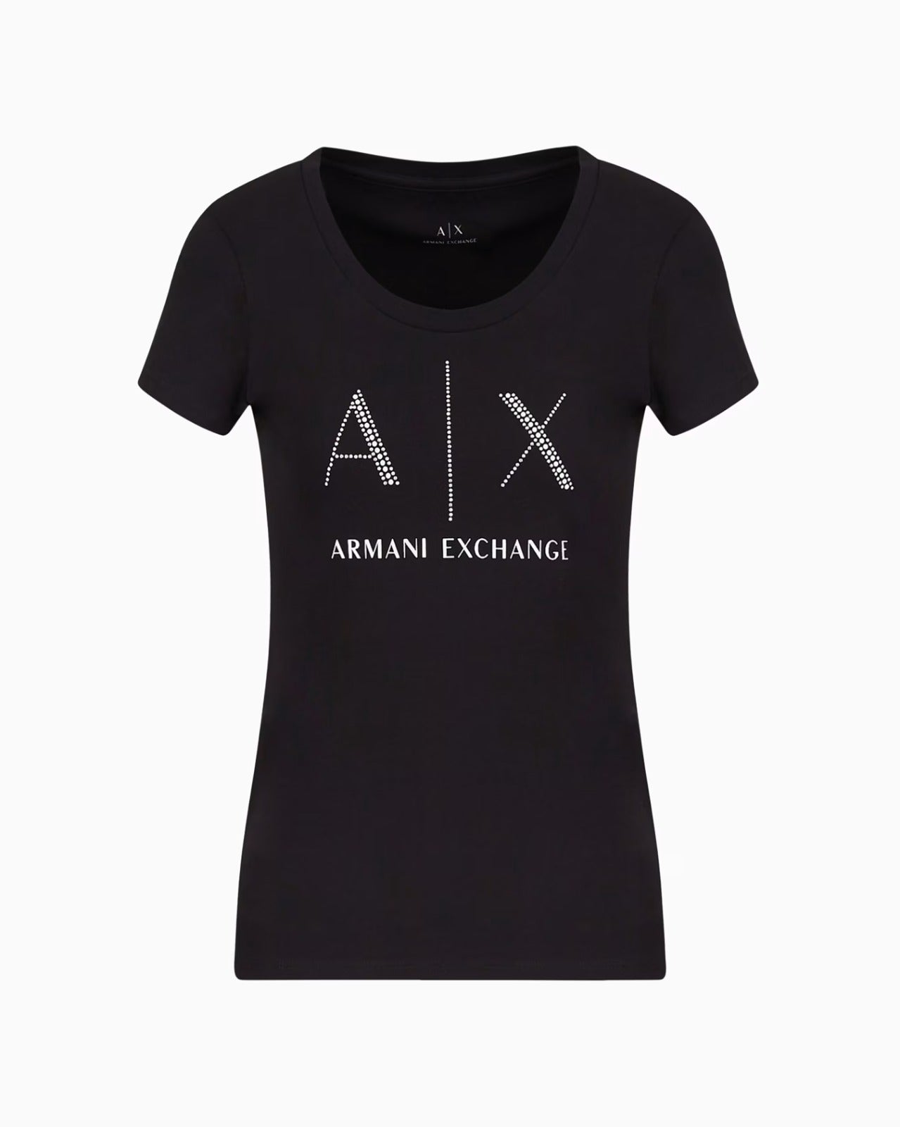 T-Shirt Women Black Armani Exchange Camiseta