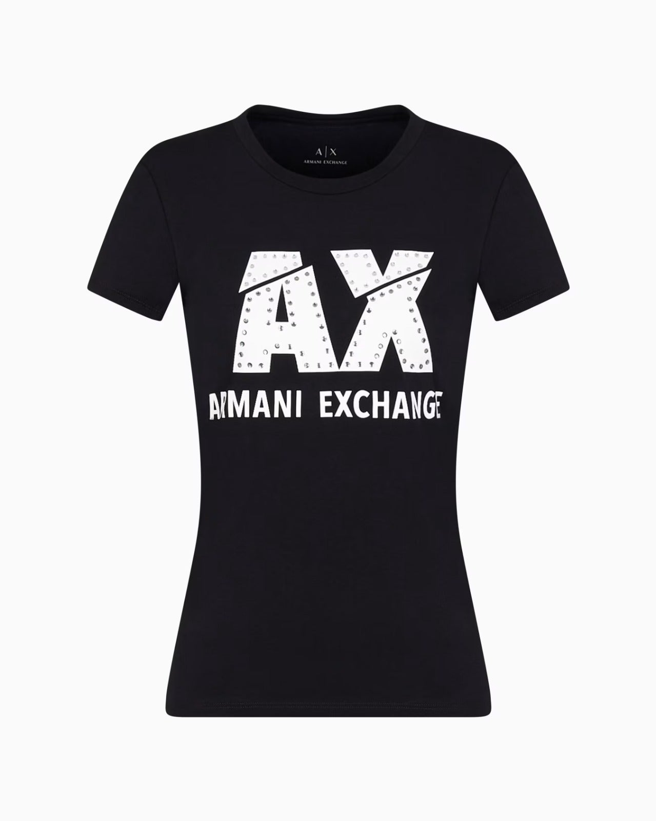 T-Shirt Women Black Armani Exchange Camiseta