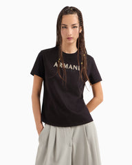 T-Shirt Women Black Armani Exchange