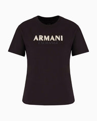 T-Shirt Women Black Armani Exchange