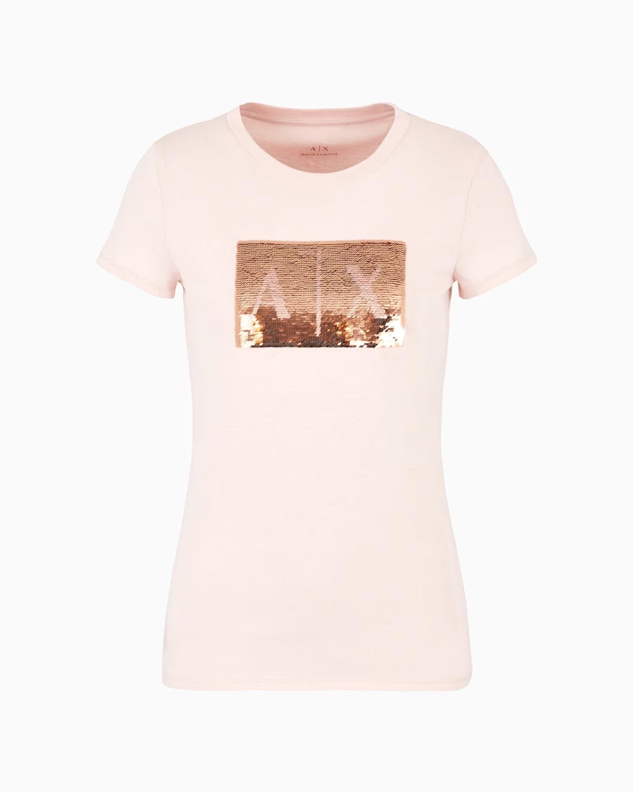 T-Shirt Women Milk Armani Exchange Camiseta