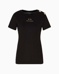 T-Shirt Women Black Armani Exchange