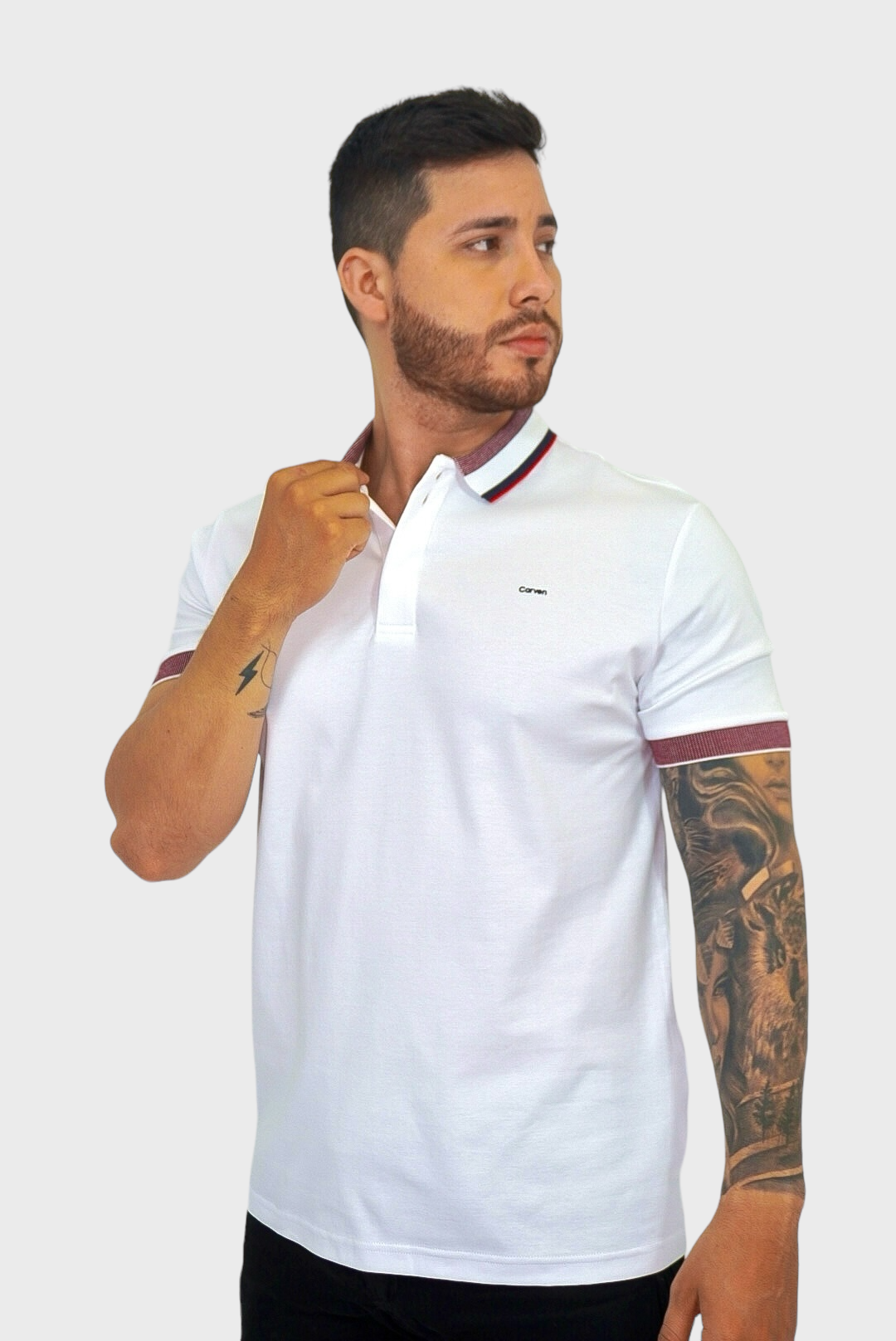 Polo Carven White