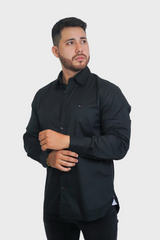 Camisa Tommy Hilfiger Regular Black