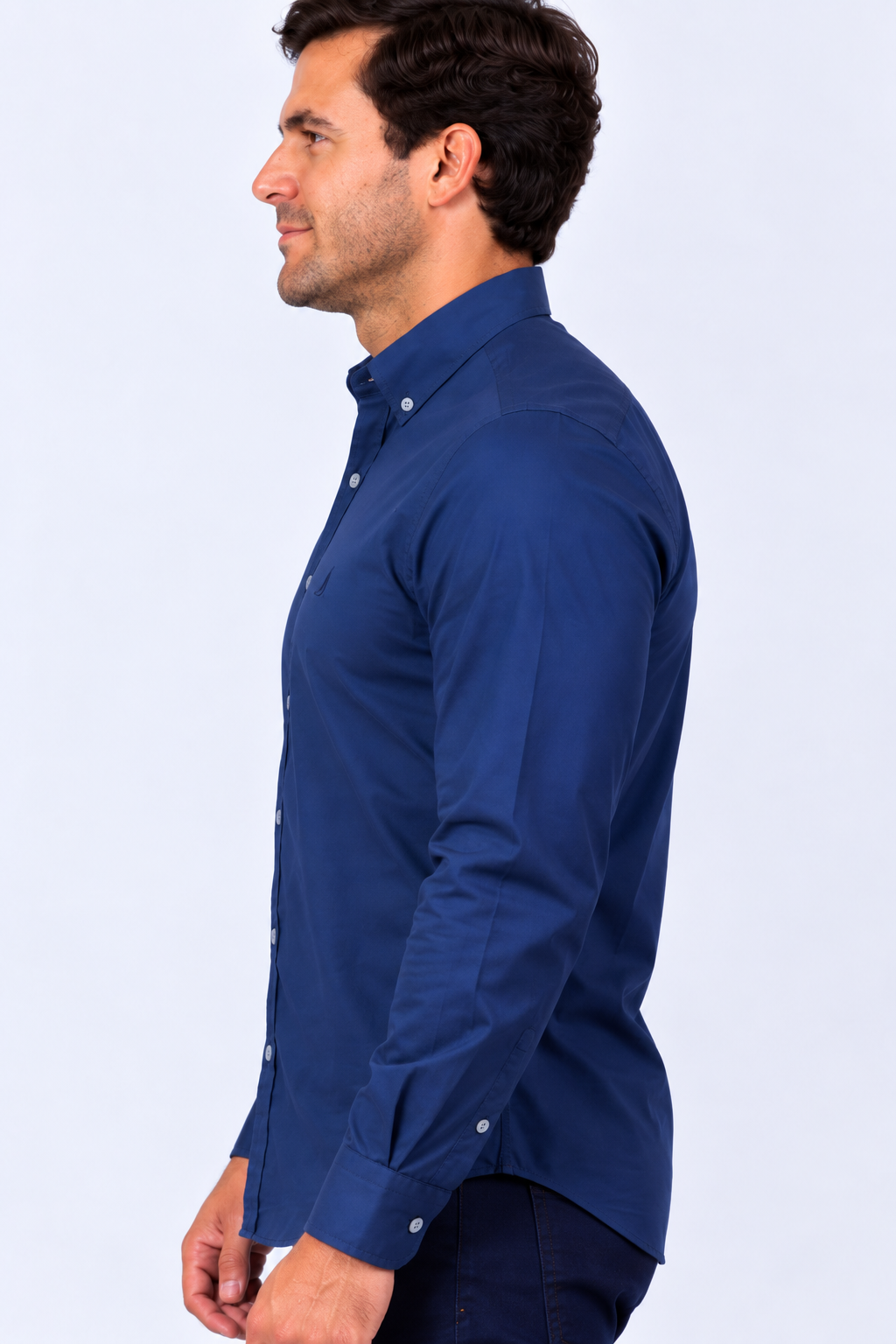 Camisa Manga Larga Hombre Nautica Classic Fit