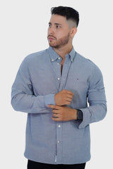 Camisa Tommy Hilfiger Regular Grey