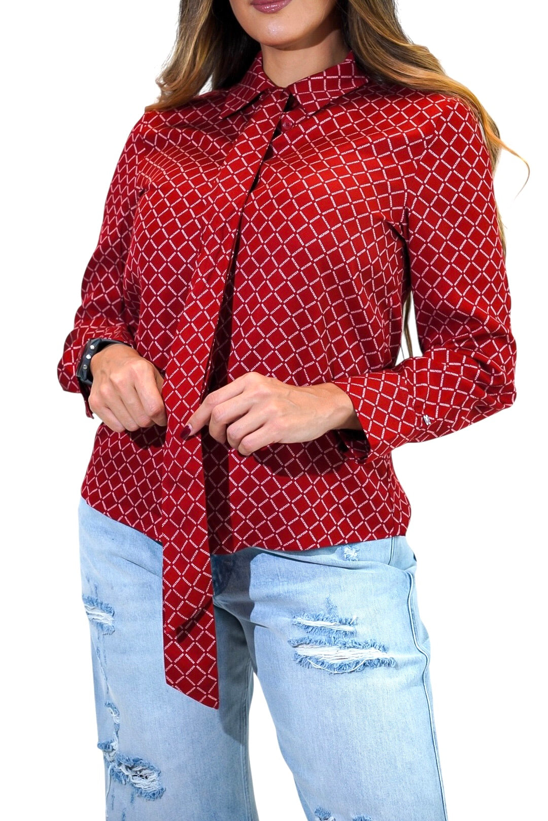 Camisa Women Tommy Hilfiger Sky Camisas