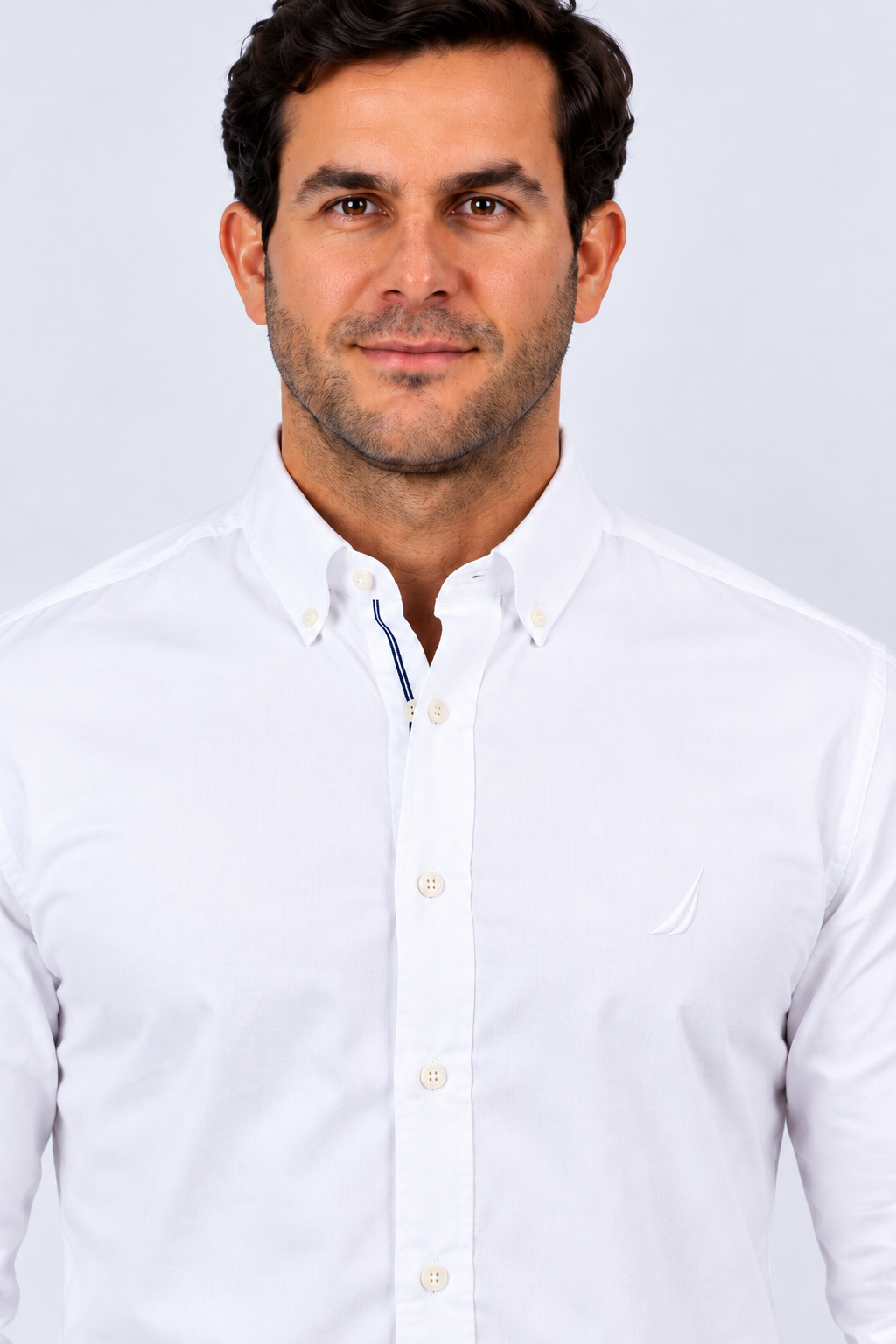 Camisa Manga Larga Hombre Nautica Classic Fit