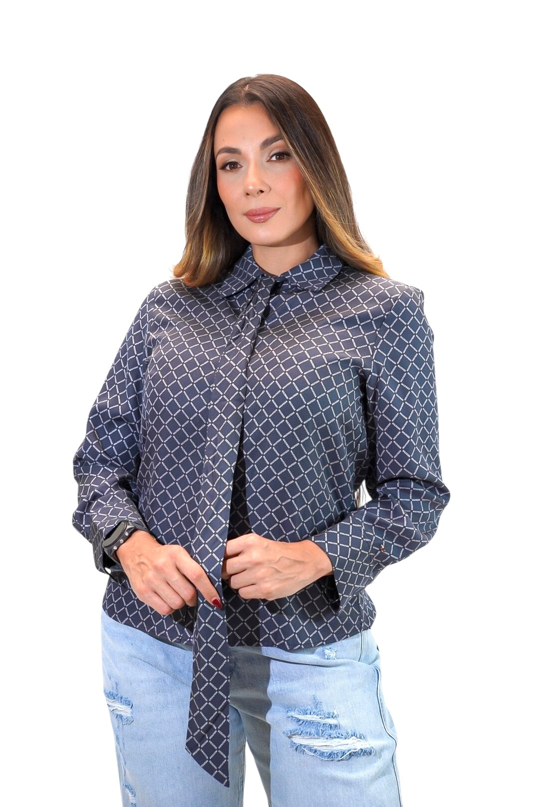 Camisa Women Tommy Hilfiger Sky