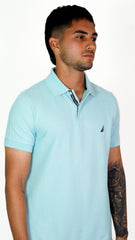 Polo Nautica Hombre Slim Fit Sky