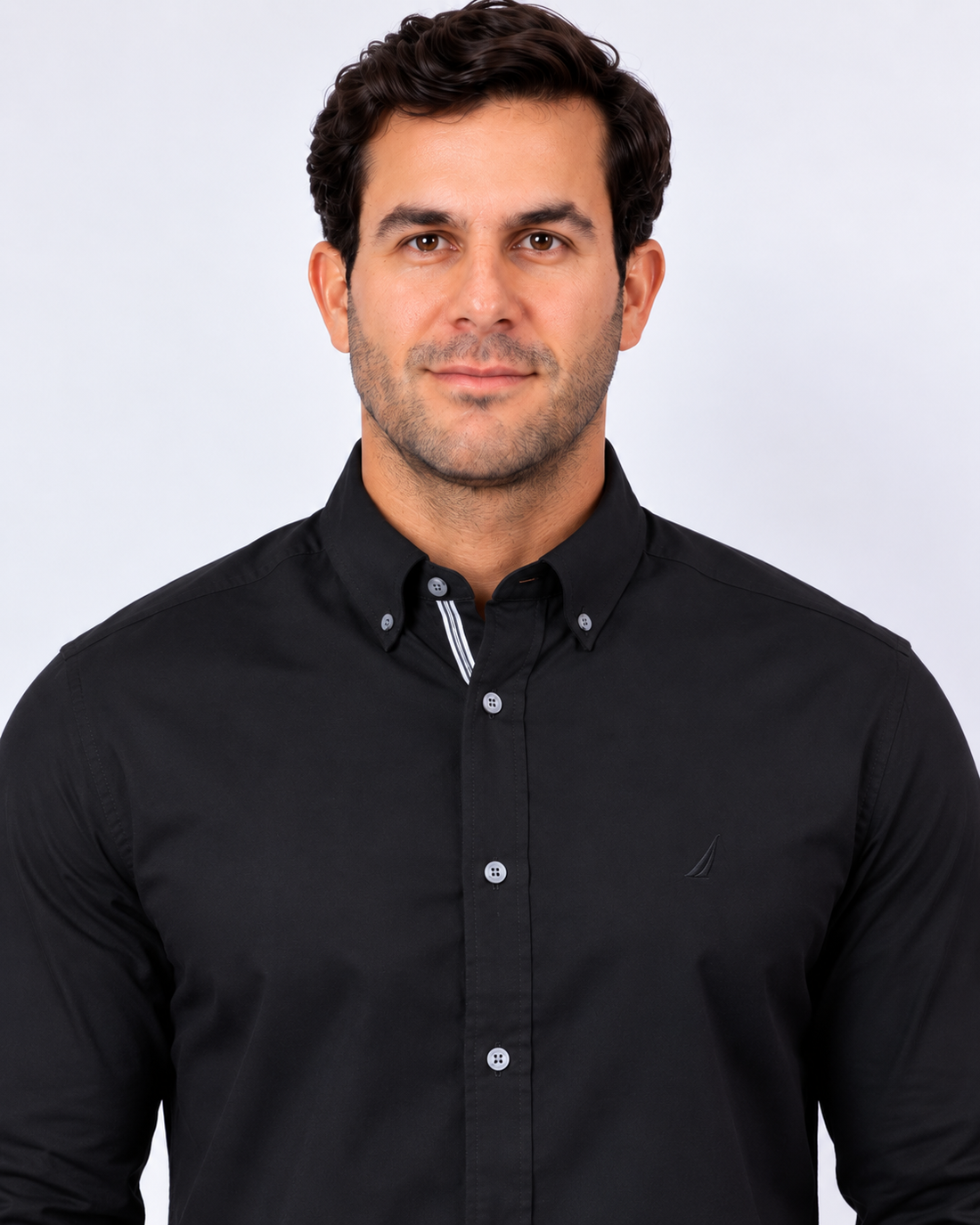 Camisa Manga Larga Hombre Nautica Classic Fit